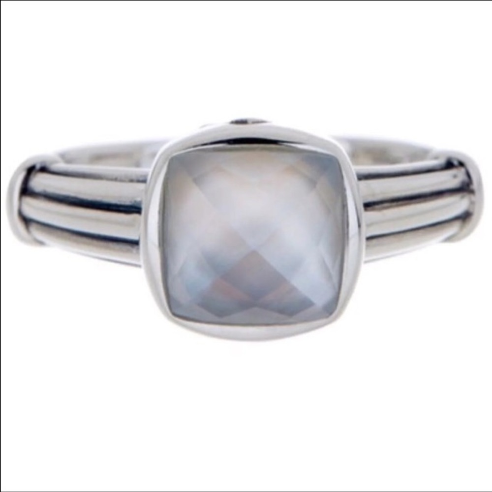 Lagos Venus mother of pearl doublet silver ring
